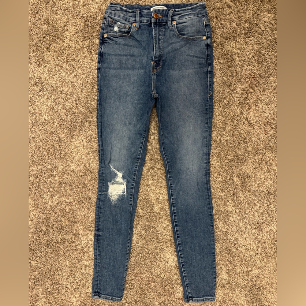 Good American ‘Good Waist’ skinny stretch jeans